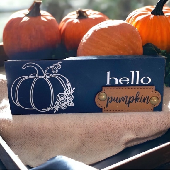 SALE!!! Hello Pumpkin Fall Decor - Picture 3 of 3